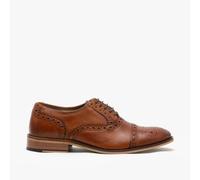 Roamers TREVOR Mens Leather Capped Brogue Shoes Tan - UK 11