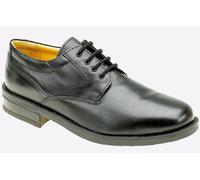 Roamers SPENCER Mens Leather Lace-Up Gibson Shoes Black UK 10