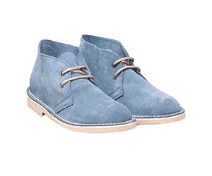Roamers Womens/Ladies Real Suede Unlined Desert Boots (7 UK) (Denim Blue)