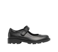 Roamers Women's Leather Touch Fastening Bar Shoe in Black | Size: 12 Roamers Black 12