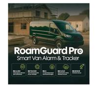 RoamGuard Pro, Smart Van Alarm and GPS Tracker, Phone Alerts, Fast Setup, Geofence, Motion and Tamper Alerts, Crash and Jamming Detection, Telematics Reports, Fleet Management, 160 Countries