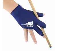 Roaming Breathable Billiard Gloves for Men Left Hand, Elastic Pool Gloves for Shooters Snooker Carom Cue Sport (Blue-Right Hand, Large-X-Large)