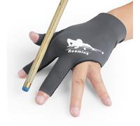 Roaming Breathable Billiard Gloves for Men Left Hand, Elastic Pool Gloves for Shooters Snooker Carom Cue Sport (Gray-Left Hand, Large-X-Large)