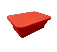 Roaming Cooking Oven & Microwave Safe Silicone Collapsible Lunch Box/Cake Mold/Food Container with Silicone Lid - Bake, Cook, Freeze, Heat, Store all in the Same Container! Rectangular.