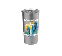 Roaming Fall Edge Niagara Waterfall Road Nature Trip Group Stainless Steel Insulated Tumbler