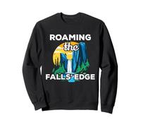 Roaming Fall Edge Niagara Waterfall Road Nature Trip Group Sweatshirt