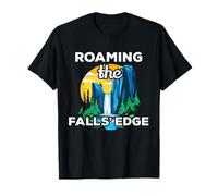 Roaming Fall Edge Niagara Waterfall Road Nature Trip Group T-Shirt