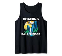 Roaming Fall Edge Niagara Waterfall Road Nature Trip Group Tank Top