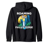 Roaming Fall Edge Niagara Waterfall Road Nature Trip Group Zip Hoodie