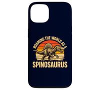 Roaming The World As A Spinosaurus Retro Dinosaur Fossil Case for iPhone 13