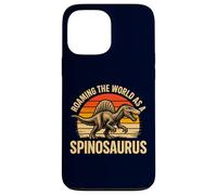 Roaming The World As A Spinosaurus Retro Dinosaur Fossil Case for iPhone 13 Pro Max