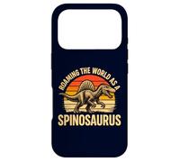 Roaming The World As A Spinosaurus Retro Dinosaur Fossil Case for iPhone 17 Pro
