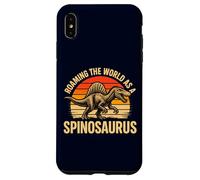 Roaming The World As A Spinosaurus Retro Dinosaur Fossil Case for iPhone XS Max