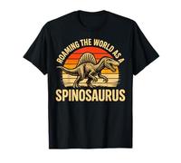 Roaming The World As A Spinosaurus Retro Dinosaur Fossil T-Shirt