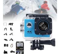 Roamix + 4k, Roamix Pro 4k Camera, Roamix + 4k Camera, Roamix 4k Action Camera, Upgraded 4k WiFi Diving Sports Camera, 2025 New 4k Sport Camera, DV HD Waterproof Outdoor Camera (Blue,No Card)