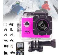 Roamix + 4k, Roamix Pro 4k Camera, Roamix + 4k Camera, Roamix 4k Action Camera, Upgraded 4k WiFi Diving Sports Camera, 2025 New 4k Sport Camera, DV HD Waterproof Outdoor Camera (Pink,No Card)