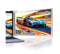 RoamPix Laptop Screen Extender, 15.6" FHD 1080P IPS Portable Monitor for Laptop, Dual Monitor Extender for 13"-17.3" Laptops, Compatible with MacOS, Windows