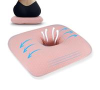 RoamReady Donut Pillow for Tailbone Pain Relief Cushion, Cotton Butt Donut Cushion Breathable for Hemorrhoid, Pregnancy, Prostate and Surgery, Sitting Pressure Relief for Home, Office and Car