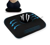 RoamReady Donut Pillow for Tailbone Pain Relief Cushion, Cotton Butt Donut Cushion Breathable for Hemorrhoid, Pregnancy, Prostate and Surgery, Sitting Pressure Relief for Home, Office and Car