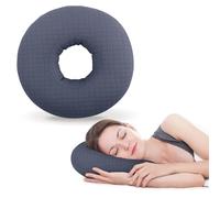 RoamReady Ear Piercing Pillow for Side Sleepers, Ear Pillows with Holes for Pain, Earring Inflammation Pressure Sores, Cotton Earring Pillow for CNH Side Sleepers