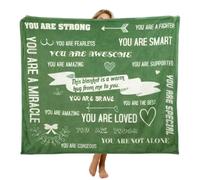 RoamReady Get Well Soon Gifts for Women, 130 * 150cm Flannel Blankets and Throws for Birthday, Christmas, Cheer Up Gifts for Women and Men, Thinking of You Gifts, Personalised Blankets for Adults