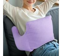 RoamReady Hysterectomy Recovery Pillow, Post-Surgery Cushion for Abdomen C-Section Tummy Tuck Lumpectomy Myomectomy Patients Must Haves Abdominal Pillow with Pocket (Purple)