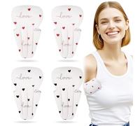 RoamReady Lymphedema Axilla Pillow Armpit Pain Relief Mastectomy Recovery Supplies, 4PCS Cotton Lumpectomy Mastectomy Pillows Post OP Multicolor Breast Surgery Pillow (Red and Black Peach Hearts)