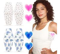 RoamReady Lymphedema Axilla Pillow, Large Mastectomy Pillows Post Op Cotton Lumpectomy Recovery Supplies for Armpit Pain Relief Brown 2Pcs (Pink and Blue Floral, Regular)