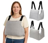 RoamReady Mastectomy Pillows, Post Mastectomy Must Haves, Hysterectomy Pillow Lumpectomy Recovery Supplies, Breast Surgery Pillow, Gifts for Women Help for Recovery and Rest, Gray