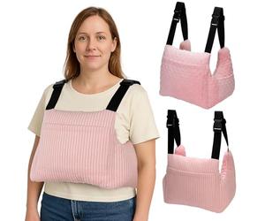 RoamReady Mastectomy Pillows, Post Mastectomy Must Haves, Hysterectomy Pillow Lumpectomy Recovery Supplies, Breast Surgery Pillow, Gifts for Women Help for Recovery and Rest, Pink
