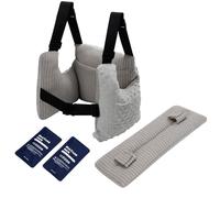 RoamReady Post Mastectomy Pillows after Hysterectomy Must Haves, Breast Reduction Mastectomy Recovery Supplies, Breast Cancer Heart Surgery Pillow Gifts for Women Help for Recovery and Rest, Grey
