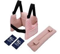 RoamReady Post Mastectomy Pillows after Hysterectomy Must Haves, Breast Reduction Mastectomy Recovery Supplies, Breast Cancer Heart Surgery Pillow Gifts for Women Help for Recovery and Rest, Pink