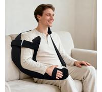 RoamReady Rotator Cuff Pillow, Upgrade Shoulder Support Pillow for Frozen Shoulder Relief, Post Arm Surgery Recovery Supplies, Broken Arm Cushion for Pain Relief and Side Sleeping(Black)