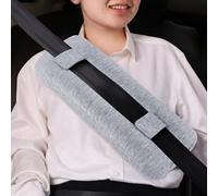 RoamReady Seat Belt Pillow for Mastectomy Post-Surgery, Heart Surgery Recovery Support Cushion Pad for Chest Chemo Port Pacemaker Bypass Hysterectomy Recovery Gifts for Women (Light gray)