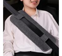 RoamReady Seat Belt Pillow for Mastectomy Post-Surgery, Heart Surgery Recovery Support Cushion Pad for Chest Chemo Port Pacemaker Bypass Hysterectomy Recovery Gifts for Women (Dark Gray)