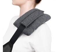 RoamReady Seat Belt Pillow for Mastectomy Post-Surgery, Heart Surgery Recovery Support Cushion Pad for Chest Chemo Port Pacemaker Bypass Hysterectomy Recovery Gifts for Women (Dark Gray)