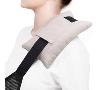 RoamReady Seat Belt Pillow for Mastectomy Post-Surgery, Seamless Heart Surgery Recovery Support Cushion Pad for Chest Chemo Port Pacemaker Bypass Hysterectomy Recovery Gifts for Women (Gray)