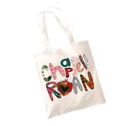 Roan Pop Music Tote Bag - Chappell Stylish Canvas Shopper Bag Spacious Interior, Adjustable Shoulder Strap, and Durable Construction - Perfect Accessory for Music Lovers and Everyday Use (Natural)