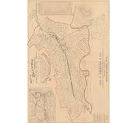 Roanoke Virginia Map Journal: Vintage Map Notebook