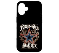 Roanoke Virginia Mill Mountain Star 1852 Vintage Style Case for iPhone 16