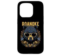Roanoke Virginia USA Fun Bear Design Case for iPhone 15 Pro