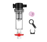 RoaQinFo 1/2" Internal Tank Thread Cleaner Multipurpose Silicone Gasket Transparent Accessories Sedimentary Water, 80 Mesh