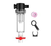 RoaQinFo 1/2" Internal Tank Thread Cleaner Multipurpose Silicone Gasket Transparent Accessories Sedimentary Water, 40 Mesh