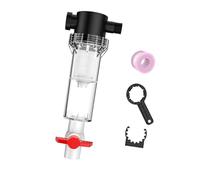 RoaQinFo 1/2" Internal Tank Thread Cleaner Multipurpose Silicone Gasket Transparent Accessories Sedimentary Water, 20 Mesh