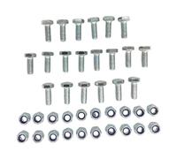 RoaQinFo 20 Pcs Snow Plow Lock Bolts and Nuts Set, Snow Plow Replacement Parts, Practical Equipment, Hardware Accessory,