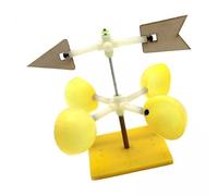 RoaQinFo 4 Pieces Weather Vane Kit Mini Wind Vane Weather Tools Science Supplies Classroom Elementary Preschool Wind Power Sciences Kit Kids Wind Indicator, Multi, 2 Pcs