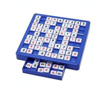 RoaQinFo Arithmetic Sudoku Board Number Puzzle Game Set Mathematics Puzzle Toy Brain Teaser Learning Board With Smooth Burr Finish Suitable for kids students, With Drawer