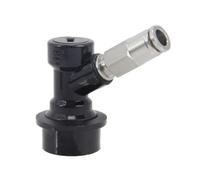 RoaQinFo Beer Keg Connector Ball Lock Quick Disconnect Coupler Adapter with Efficient Design Tight Seal for Gas and Beverage Lines Push in Fitting Suitable for, 8MM, Liquid Out Ss304