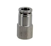 RoaQinFo Beer Keg Connector Ball Lock Quick Disconnect Coupler Adapter with Efficient Design Tight Seal for Gas and Beverage Lines Push in Fitting Suitable for, 8MM, Ss304
