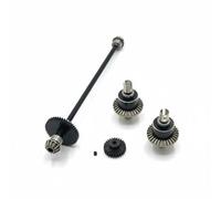 RoaQinFo Children Scale Vehicle Precision Drive Set With CNC Machined Gears Differential Gear Set Metal Drive Shaft Handling Improvement Parts suitable for track hobby speed runs 1/14, Black